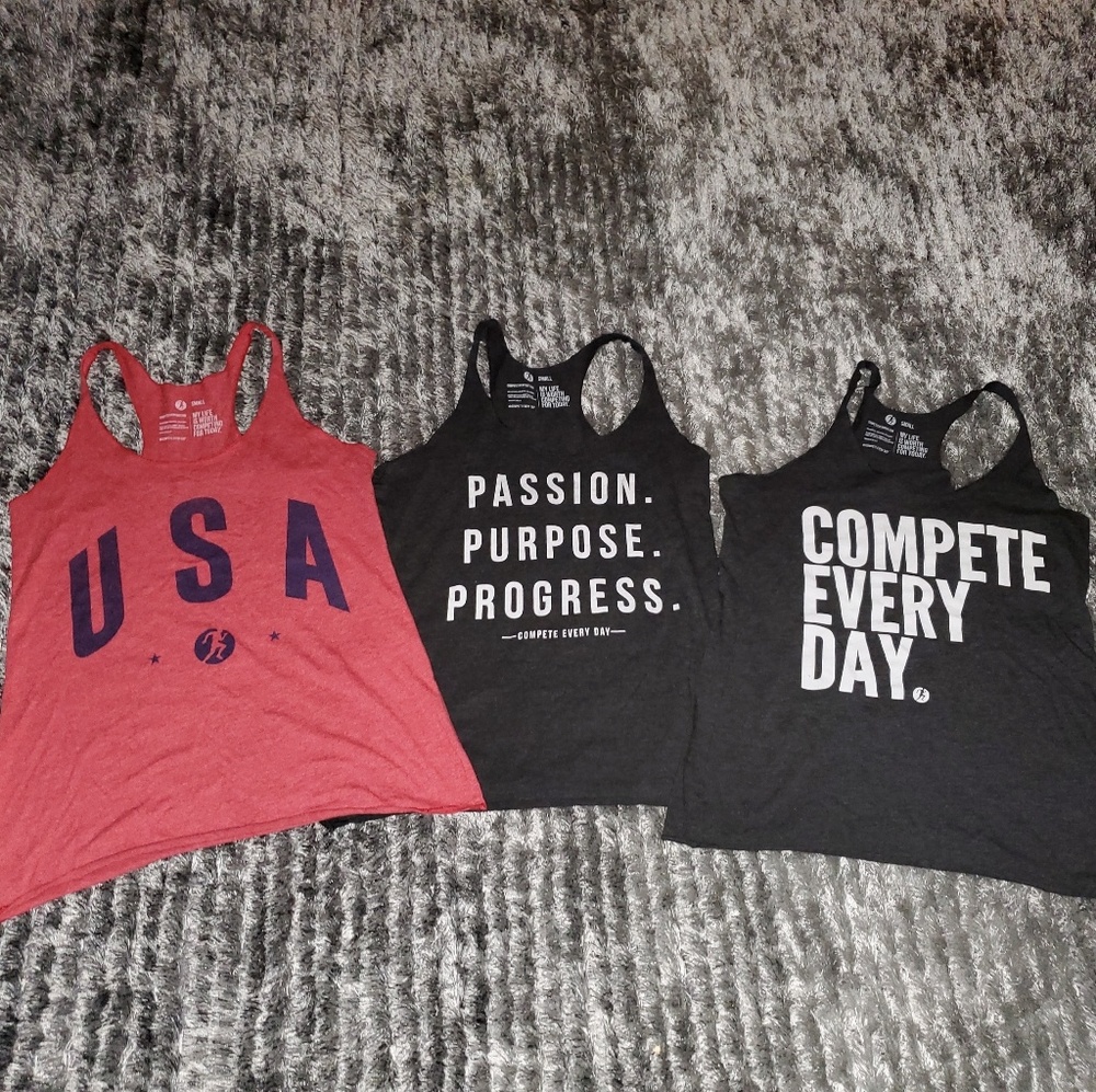 Set of 3 Compete Everyday tanks